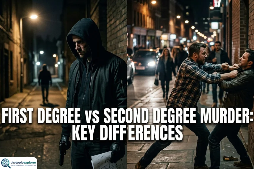 First Degree Murder vs Second Degree Murder: Key Differences