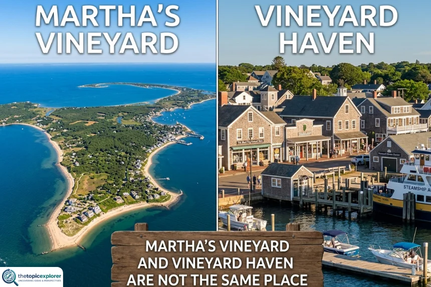 Martha’s Vineyard and Vineyard Haven Are Not the Same Place