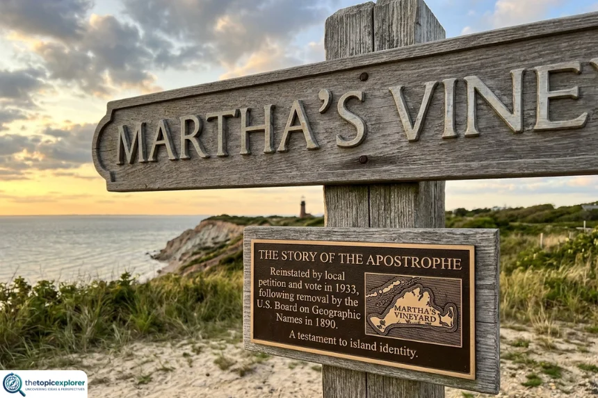 Why Does Martha’s Vineyard Have an Apostrophe?