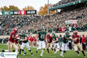 michigan state spartans football vs indiana hoosiers football match player stats